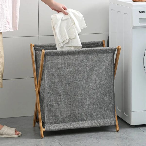 Laundry Basket - Solid Wood - Image 5