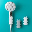 Adjustable Silicone Shower Holder Bracket - No-Drill, Set of 3