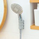 Adjustable Silicone Shower Holder Bracket - No-Drill, Set of 3