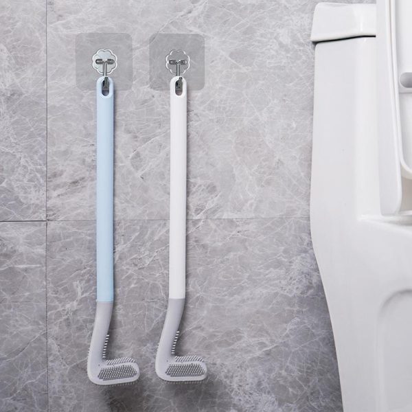 Long Handle Flexible Silicone Golf Toilet Brush - Image 7