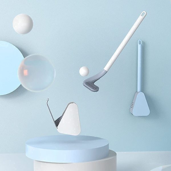 Long Handle Flexible Silicone Golf Toilet Brush - Image 10