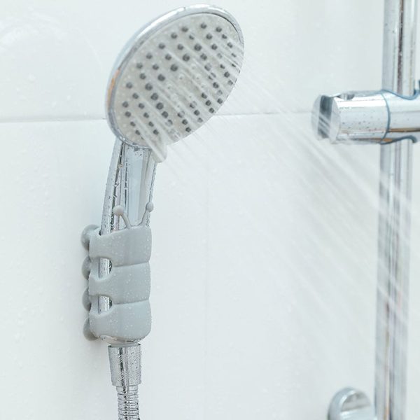 Adjustable Silicone Shower Holder Bracket - No-Drill, Set of 3 - Image 3