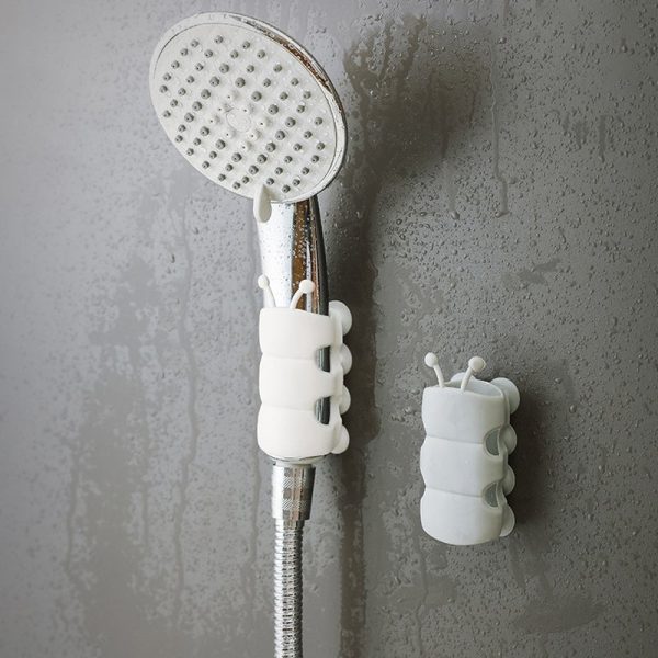 Adjustable Silicone Shower Holder Bracket - No-Drill, Set of 3 - Image 4
