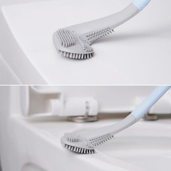 Long Handle Flexible Silicone Golf Toilet Brush - Image 6