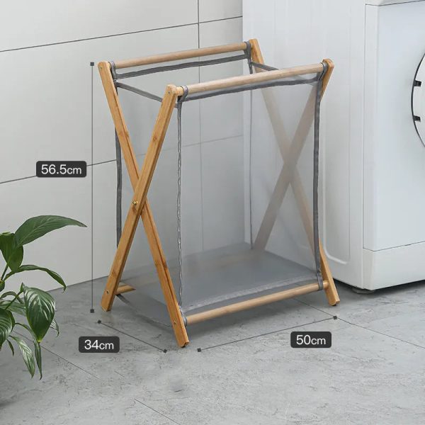 Laundry Basket - Solid Wood - Image 8