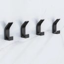 Modern Aluminum Wall Hook with Adhesive – Durable and Stylish for Bathroom & Living Room (3 x 1.2 inches)