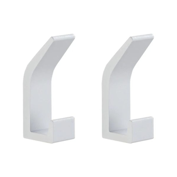 Modern Aluminum Wall Hook with Adhesive – Durable and Stylish for Bathroom & Living Room (3 x 1.2 inches) - Image 9