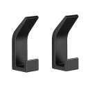 Modern Aluminum Wall Hook with Adhesive – Durable and Stylish for Bathroom & Living Room (3 x 1.2 inches)