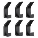 Modern Aluminum Wall Hook with Adhesive – Durable and Stylish for Bathroom & Living Room (3 x 1.2 inches)