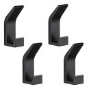 Modern Aluminum Wall Hook with Adhesive – Durable and Stylish for Bathroom & Living Room (3 x 1.2 inches)