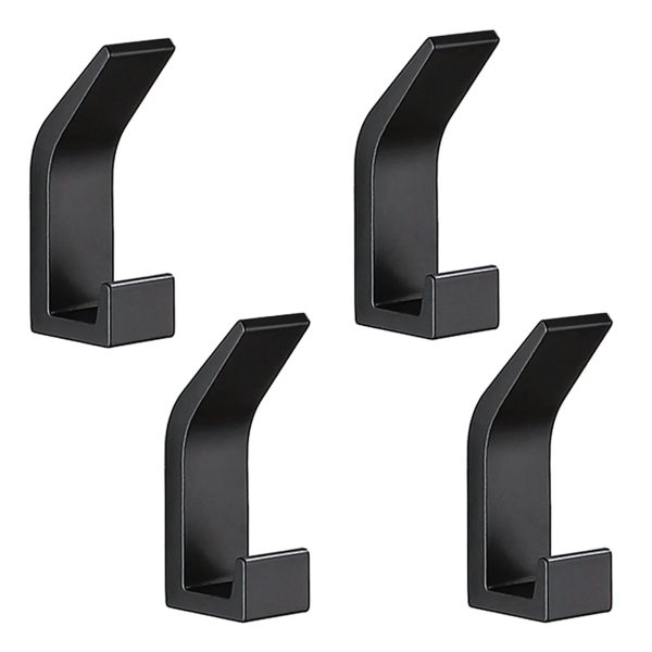 Modern Aluminum Wall Hook with Adhesive – Durable and Stylish for Bathroom & Living Room (3 x 1.2 inches) - Image 7
