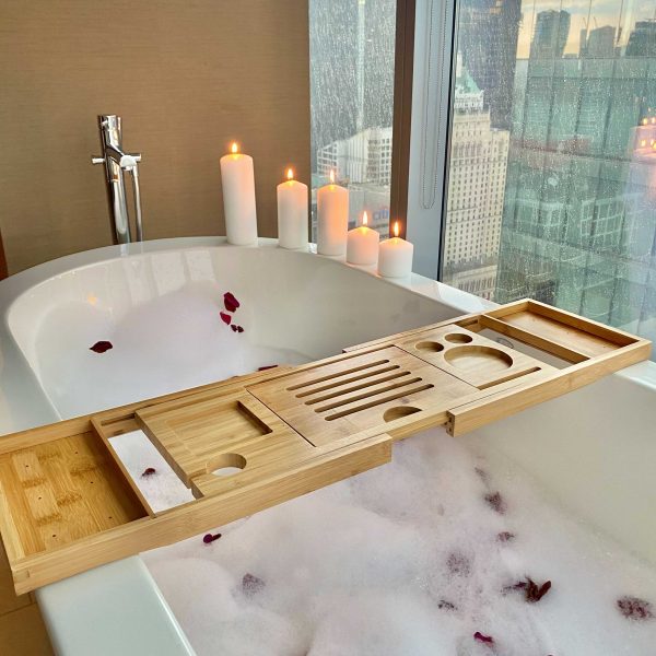 Bamboo Bathtub Tray - Image 3