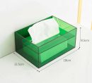 Minimalist Colorful Acrylic Tissue Box – Stylish and Functional Tissue Holder