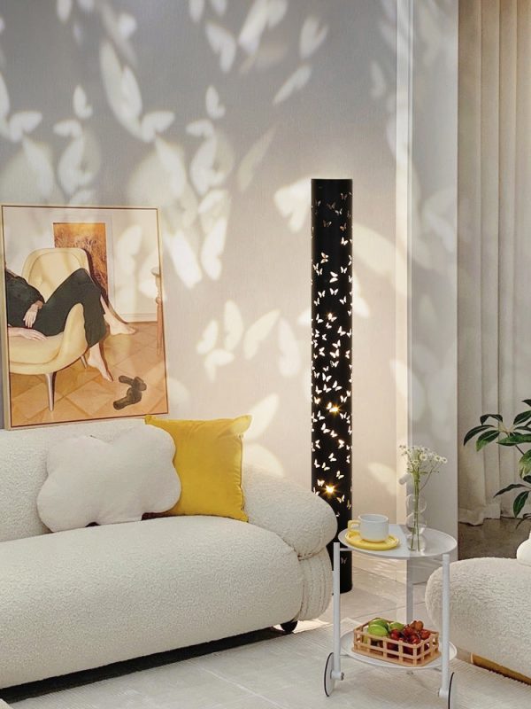 Modern Miravique Column Floor Lamp – Sleek Design with Adjustable LED Lighting for Home & Commercial Use - Image 12