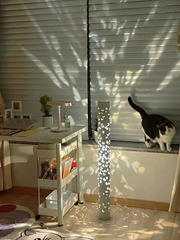 Modern Miravique Column Floor Lamp – Sleek Design with Adjustable LED Lighting for Home & Commercial Use - Image 17