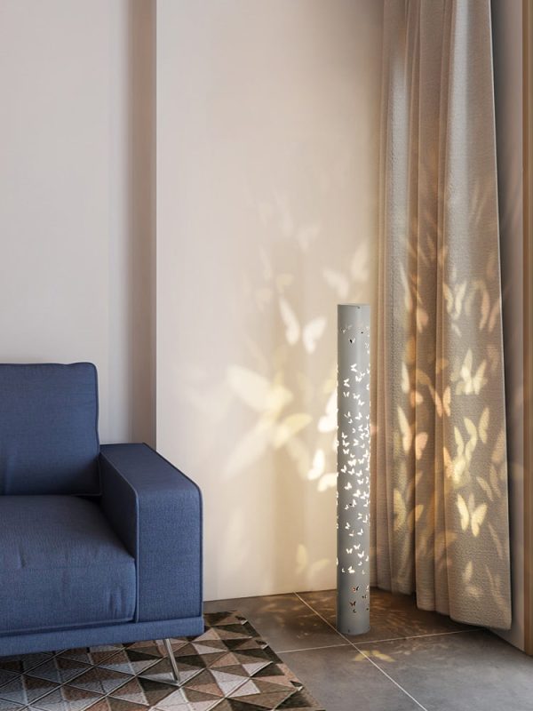 Modern Miravique Column Floor Lamp – Sleek Design with Adjustable LED Lighting for Home & Commercial Use - Image 24