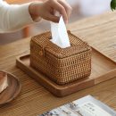 Emly Rattan Tissue Box – Artisanal Design for Natural Home Decor