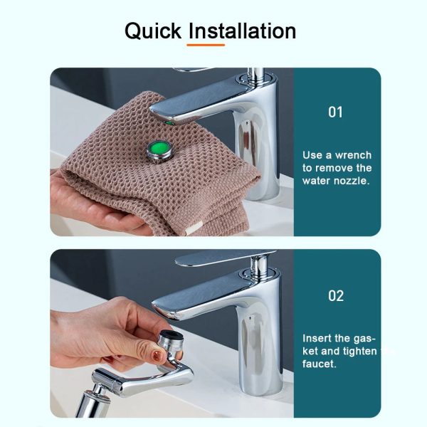 Miravique Universal Faucet Extender - Image 4