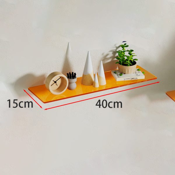Colored Acrylic Wall Mounted Storage Shelves - Image 11