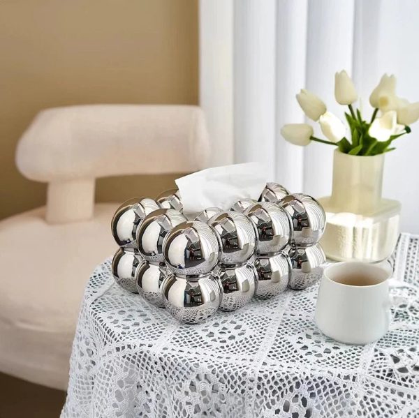 Ceramic Bubble Shape Tissue Box - Image 6