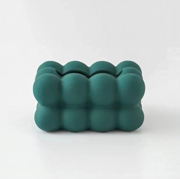Ceramic Bubble Shape Tissue Box - Image 2