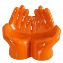 Ceramic Cartoon Palm Soap Holder - Nordic Design, Decorative with Drain Feature