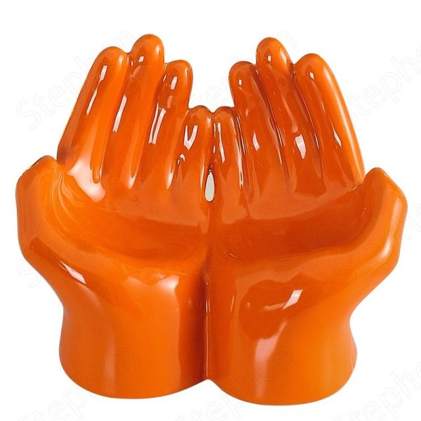Ceramic Cartoon Palm Soap Holder - Nordic Design, Decorative with Drain Feature - Image 7