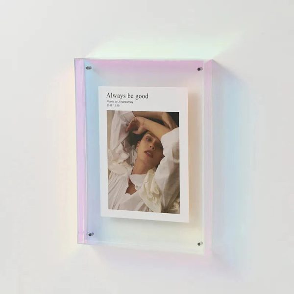 Colored Transparent Acrylic Picture Frame - Image 8