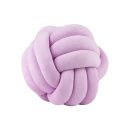 Decorative Knotted Suede Effect Ball Pillow – Soft Knot Cushion for Home Decor