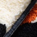 Fluffy Checkerboard Bathmat – Anti-Slip Luxury Rug for Bathroom or Hallway
