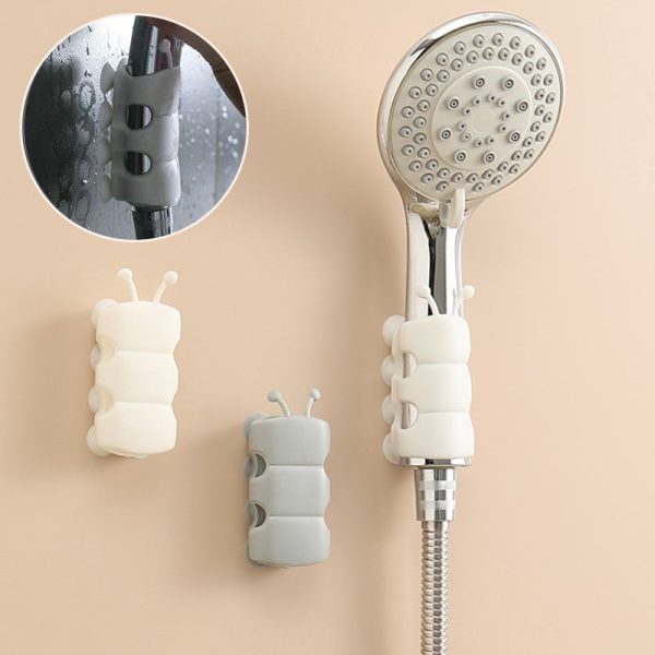 Adjustable Silicone Shower Holder Bracket - No-Drill, Set of 3 - Image 9