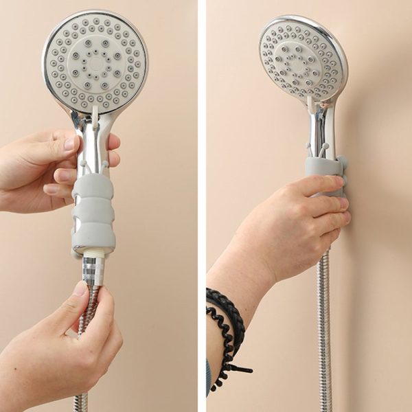 Adjustable Silicone Shower Holder Bracket - No-Drill, Set of 3 - Image 8