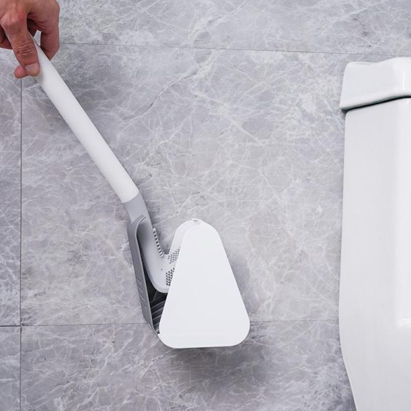 Long Handle Flexible Silicone Golf Toilet Brush - Image 11