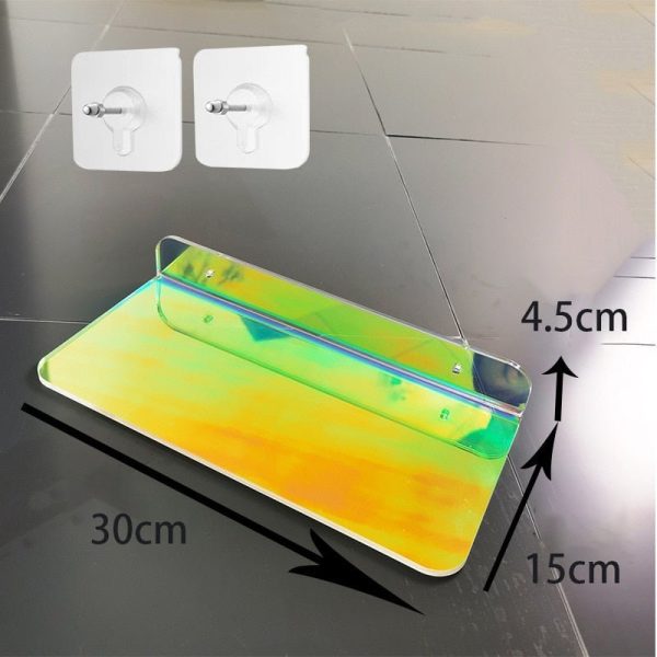 Invisible Acrylic Wall Mounted Floating Shelves - Modern Display for Books, Plants, and Home Decor - Image 9