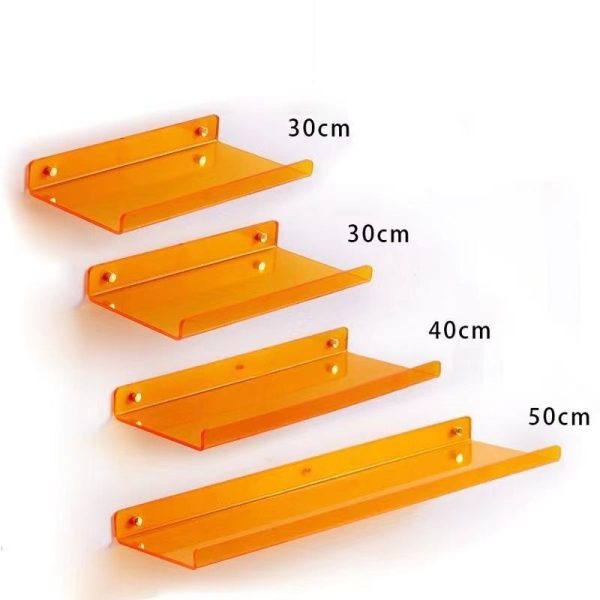 Invisible Acrylic Wall Mounted Floating Shelves - Modern Display for Books, Plants, and Home Decor - Image 22