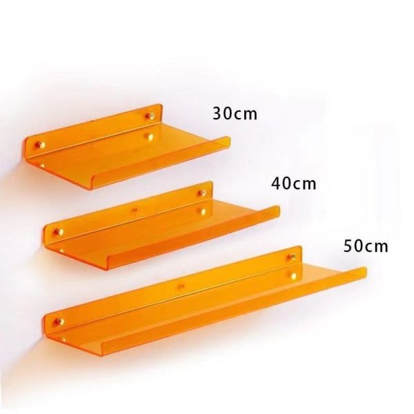 Invisible Acrylic Wall Mounted Floating Shelves - Modern Display for Books, Plants, and Home Decor - Image 11