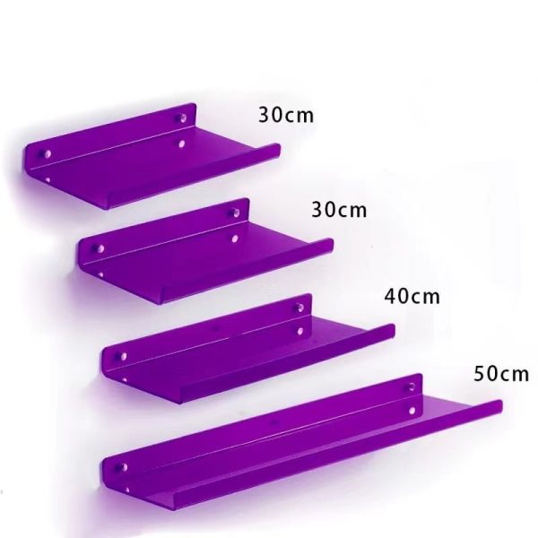 Invisible Acrylic Wall Mounted Floating Shelves - Modern Display for Books, Plants, and Home Decor - Image 26