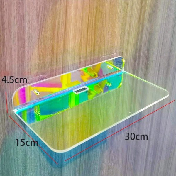Invisible Acrylic Wall Mounted Floating Shelves - Modern Display for Books, Plants, and Home Decor - Image 8