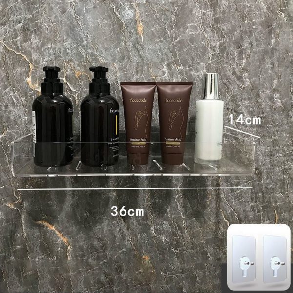 Invisible Acrylic Wall Mounted Floating Shelves - Modern Display for Books, Plants, and Home Decor - Image 6