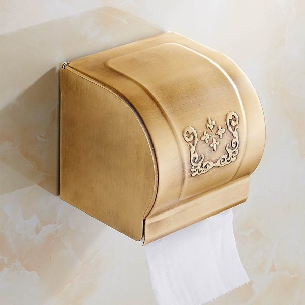 Antique Bronze Bathroom Hardware Set – Towel Rack, Toilet Paper Holder, Brush Holder | Space-Saving Aluminum Bath Accessories - Image 7